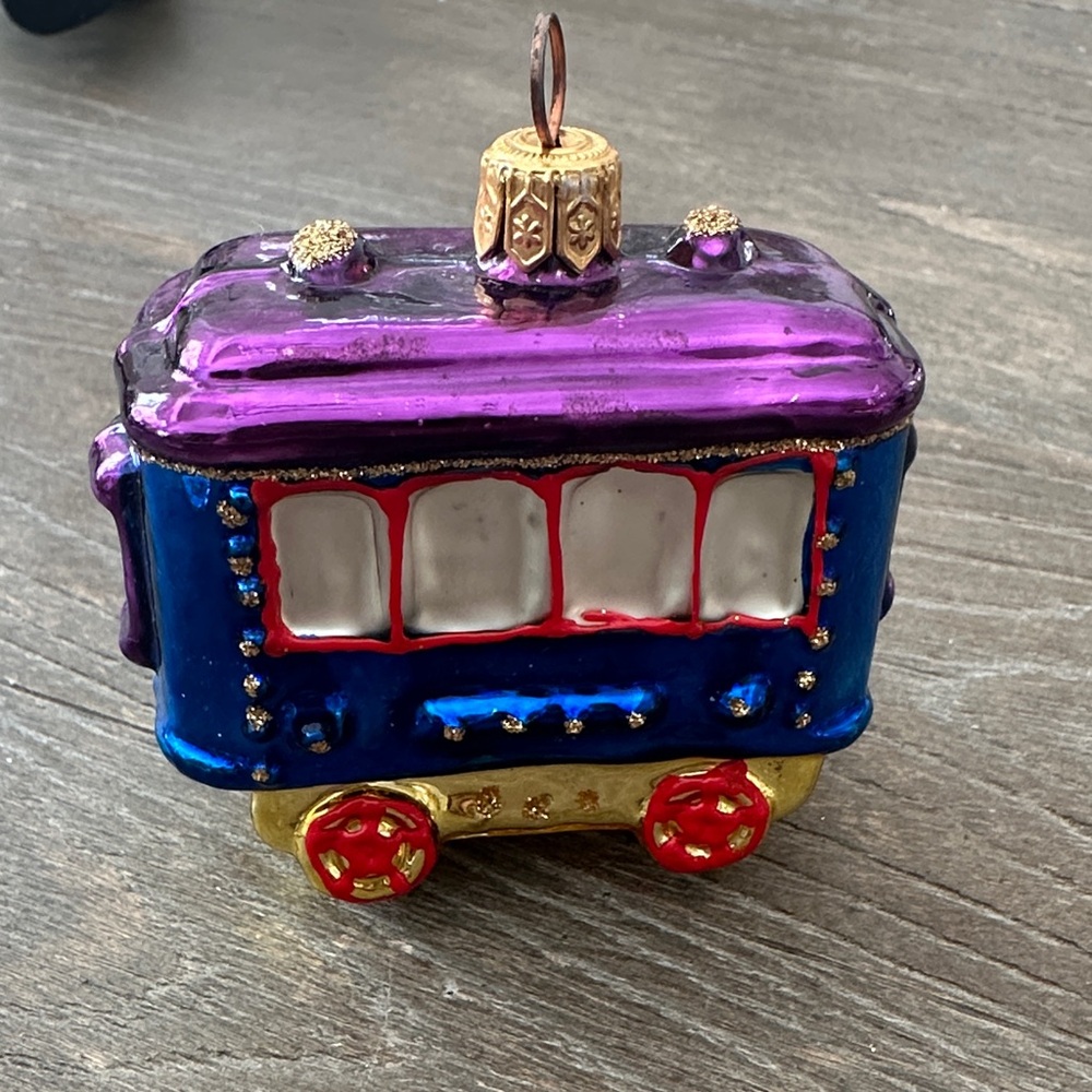Kurt Adler Colorful Train Ornament